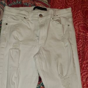 White jeans